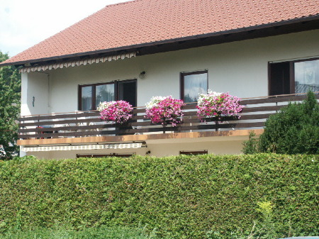 Balkon mit herrlicher Aussicht